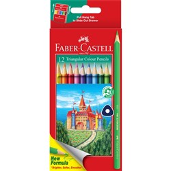Faber-Castell Tri Colour Pencils Assorted Pack Of 12 
