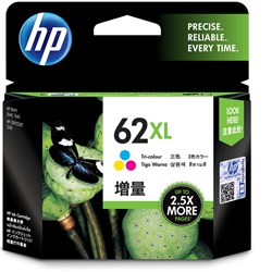 HP 62XL TRI INK CARTRIDGE Tri Colour 415 pages