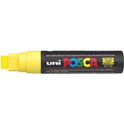 Uni Posca Paint Marker PC-17K  Extra Broad 15mm Tip  Yellow