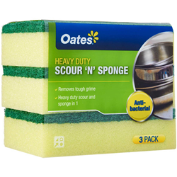 OATES DURAFRESH ANTIBACTERIAL Sponge Scour Pack 3