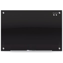 QUARTET INFINITY GLASS BOARD 450x600mm Memo Black 