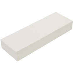 Quill Sentence Card 300x100mm Blank Strip Pack of 100