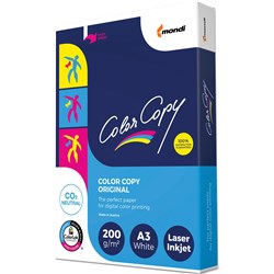 Mondi Color Copy Digital Paper Matte A3 200gsm White Pack of 250 Sheets