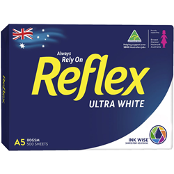 REFLEX 80GSM COPY PAPER A5 210x148mm Ream 500