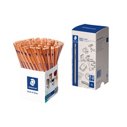 Staedtler 130 Natural Pencil 2B Cup of 100