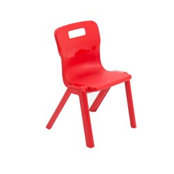 Sylex Titan Student Chair 350mm High Suits Age 6-8 Red 