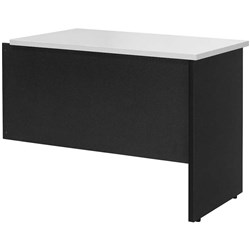 Logan Desk Return 600W x 600D x 730mmH White And Ironstone 