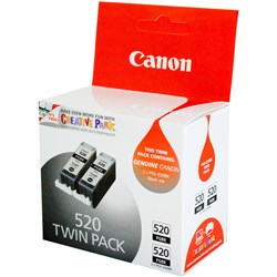 Canon PGI520BK Ink Cartridge Twin Pack Black