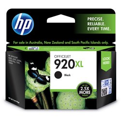 HP 920XL OfficeJet Ink Cartridge High Yield Black CD975AA