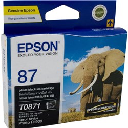 Epson C13T087190 - T0871 Ink  Cartridge Photo Black