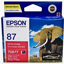 Epson C13T087790 - T0877 Ink Cartridge Red