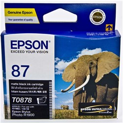 Epson C13T087890 - T0878 Ink  Cartridge Matte Black