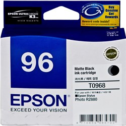 Epson C13T096890 - T0968 Ink  Cartridge Matte Black
