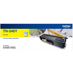 Brother TN-346Y Toner Cartridge High Yield Yellow