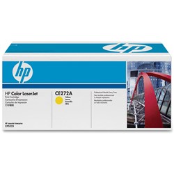 HP 650A LaserJet Toner Cartridge Yellow CE272A