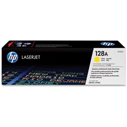 HP 128A LaserJet Toner Cartridge Yellow CE322A