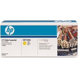 HP 307A LaserJet Toner Cartridge Yellow CE742A