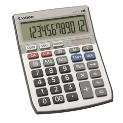 Canon LS-121TS Desktop Calculator 12 Digit Silver 