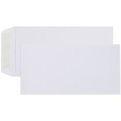 Cumberland Plain Envelope Pocket DL 110 x 220mm Strip Seal White Box Of 500