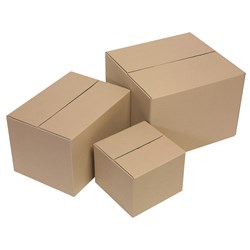 Marbig Enviro Packing Cartons Recycled 230x230x180mm Size 1 Pack Of 10