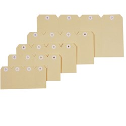 Esselte Shipping Tags No. 2 40 x 82mm Buff Box Of 1000