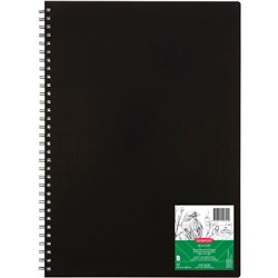 Derwent Academy Visual Art Diary A3 120 Page Portrait Black