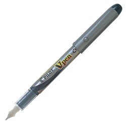 Pilot V Pen SVP-4M Fountain Pen Disposable 1.0mm Medium Black