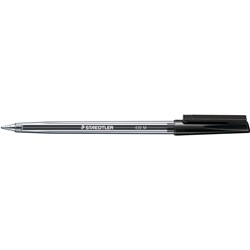 Staedtler 430 Stick Ballpoint Pen Medium 1mm Black  