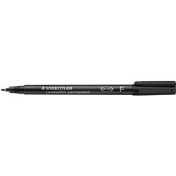 Staedtler 318 Lumocolor Pen Permanent Fine 0.6mm Black  