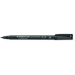 Staedtler 317 Lumocolor Pen Permanent Medium 1mm Black 