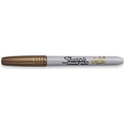 Sharpie Metallic Marker Fine Point 1mm Permanent Gold  