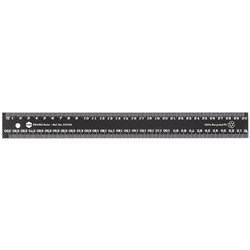 Marbig Enviro Ruler 30cm 100% Recycled Black