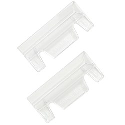 Crystalfile Indicator Tabs Clear Pack Of 50