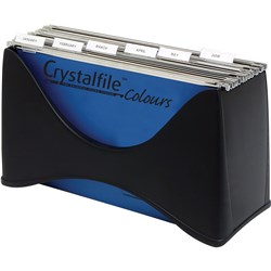 Crystalfile Enviro Desktop  Filer Foolscap Black