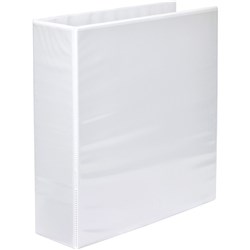 Marbig Clearview Insert Binder A4 2D Ring 65mm White 