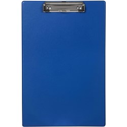 Marbig PVC Clipboard Foolscap Blue