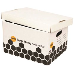 Marbig Enviro Super Strong Archive Box 420L x 320W x H260mmH White