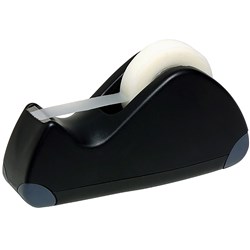 Marbig Professional Series Tape Dispenser Small Suits 18mm Core Black & Grey