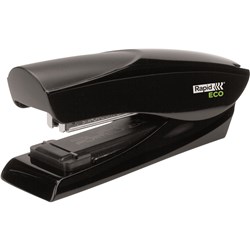 Rapid Stapler Eco Super Flat Clinch Full Strip Black