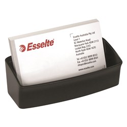 Esselte Nouveau Business Card Single Black