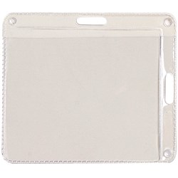 Rexel ID Pouches ID Card 2 Way Landscape or Portrait 105x90mm Pack Of 10