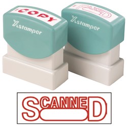 XStamper Stamp CX-BN 1197 Scanned With Date Red 