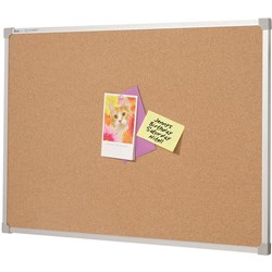 Quartet Penrite Corkboard 1200 x 900mm Aluminium Frame