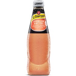 Schweppes Lemon Lime & Bitters 300ml Bottle Pack of 24