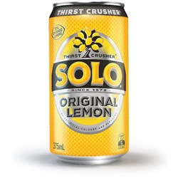 Solo Original Lemon 375ml Cans Pack of 24