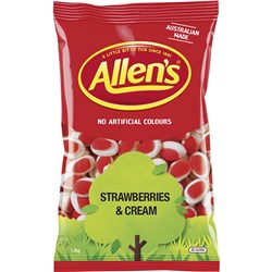 Allens Strawberries & Cream 1.3 kg Pack  