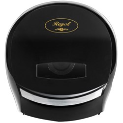 Regal Toilet Roll Dispenser Single Roll Black