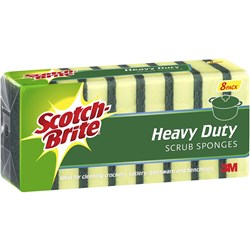 Scotch-Brite Sponges Heavy Duty Scrub Pack of 8