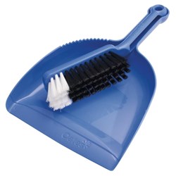 Oates Dustpan And Brush Set Yellow and Blue