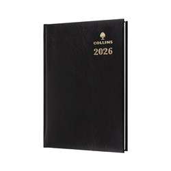 Collins Sterling Diary A5 Week To View Black 